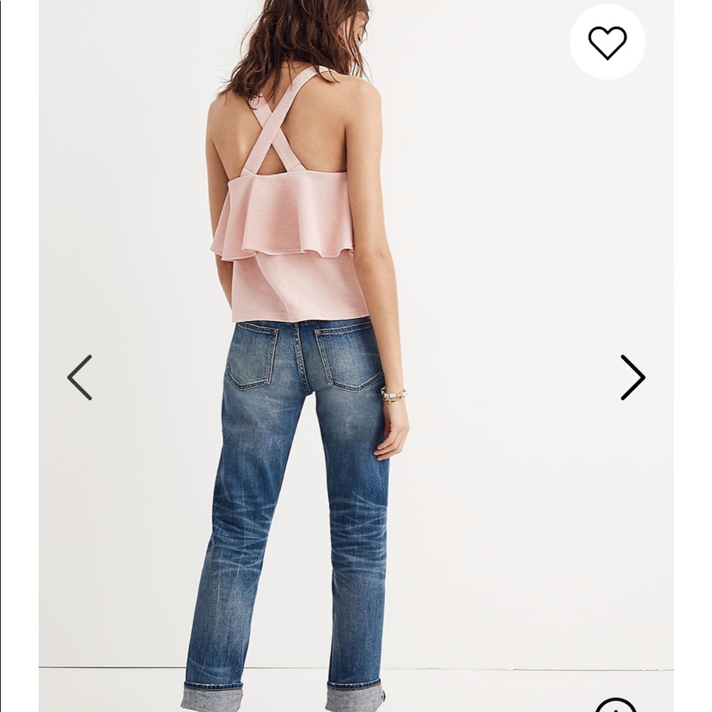 Madewell Texture & Thread Tiered Tank Top - Picture 2 of 7